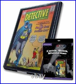 Case 25 New BCW Silver Comic Book Showcase Holder Wall Mountable Display Frame