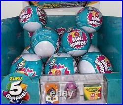 Case Of 10 Zuru 5 Surprise Toy Series Mini Brands Ball Capsule With Display Box
