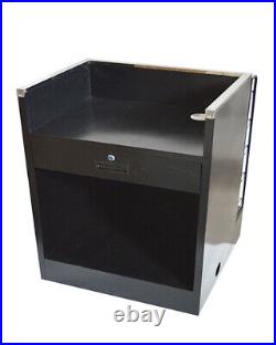 Cashier Desk Showcase Combo Unit Checkout Counter Display Case Store Shelf New