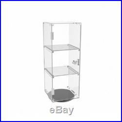 Clear Display Cabinet Acrylic Showcase Plexiglass Shelf Display Transparent Case