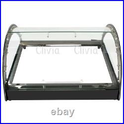 Clivia Commercial Countertop Bakery Display Case Cake Cookies Showcase Black