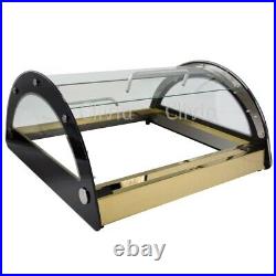 Clivia Commercial Countertop Bakery Display Case Cake Pastry Showcase Gold