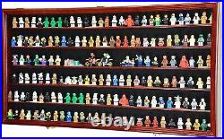 Collectibles Display Case Keys Matchbooks Minifigures Cherry Rack Wood Cabinet