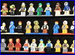 Collectibles Display Case Keys Matchbooks Minifigures Cherry Rack Wood Cabinet