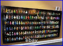 Collectibles Display Case Keys Matchbooks Minifigures Cherry Rack Wood Cabinet