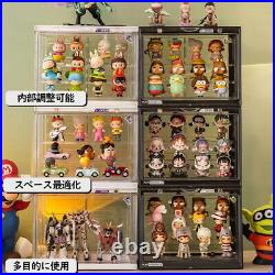 Collection Case 3 Tiers Capacity Display Showcase Tabletop Stackable Figure