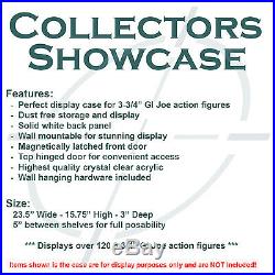 Collectors Showcase Premium Display Case for 3-3/4 GI Joe Action Figures -S2MS