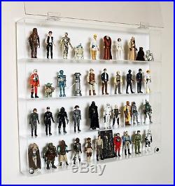 Collectors Showcase Premium Display Case for 3-3/4 Star Wars Figures T3MS