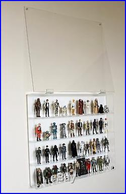 Collectors Showcase Premium Display Case for 3-3/4 Star Wars Figures T3MS