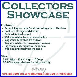 Collectors Showcase Premium Display Case for 6 GI Joe Action Figures T2MS