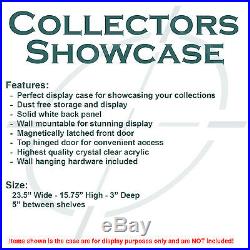 Collectors Showcase Premium Display Case for Action Figures S2MS