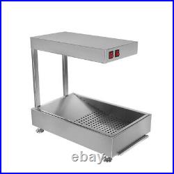 Commercial French Fries Churros Warming Showcase Food Warmer Display Stainless