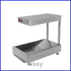 Commercial French Fries Churros Warming Showcase Food Warmer Display Stainless