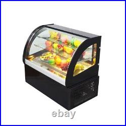Countertop Display Refrigerators Cake Showcase 220V Yellow Light Case 35.4 CA