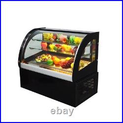 Countertop Display Refrigerators Cake Showcase 220V Yellow Light Case 35.4 CA