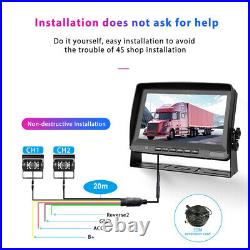 DC12V-24V Digital Display 8 Monitor Car Rear View Backup Reverse AHD Camera Kit