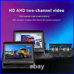 DC12V-24V Digital Display 8 Monitor Car Rear View Backup Reverse AHD Camera Kit