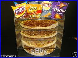 DS-Acrylic Lucite Plexiglass Pizza Showcase Retail Store Display Cases All sizes
