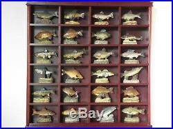 Danbury Mint Anglers Showcase Collection With Display Stand