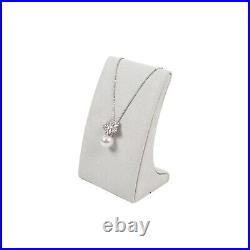 Deluxe Jewelry Display Luxury Suede Jewelry Showcase Display Set Light Grey