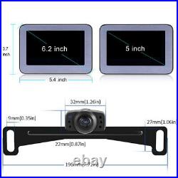 Digital Display 5 LCD Monitor Car Rear View Backup Reverse Camera Night Vision