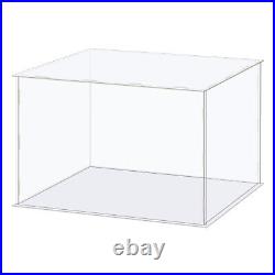 Display Case Acrylic Box Transparent Dustproof Protection Showcase 41x36x36cm