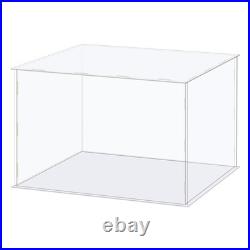 Display Case Acrylic Box Transparent Dustproof Protection Showcase 41x36x36cm