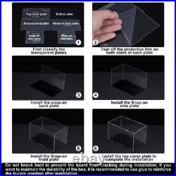 Display Case Box Acrylic Box Transparent Showcase 41x36x41cm for Collectibles