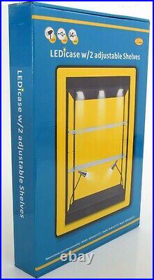 Display Show Case 3 Tier & Led Lights Ideal 118 Scale Ideal For Model Displays