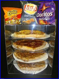 Displays2buy 12 Pizza Showcase Retail Store Acrylic Display Cases