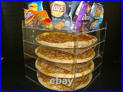 Displays2buy 18 Pizza Showcase Retail Store Acrylic Display Cases