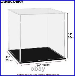 Dustproof Acrylic Showcase for Collectibles Easy Assembly and Stylish Design