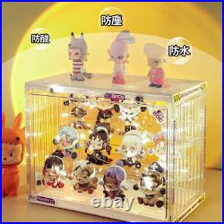 Figure Case 3 Tiers Stackable Display Case Collection Case Large Capacity Show