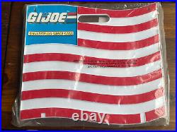 GI Joe Collectors Show Case Flag Display Stand COMPLETE Vintage 1986 NEW In Bag