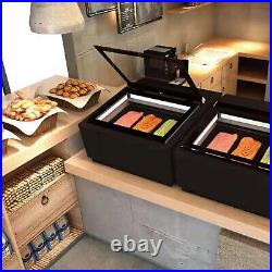 Gelato Ice Cream Display Freezer Showcase Countertop Hard Ice Cream Display