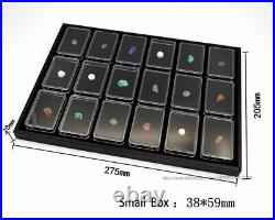 Gem Box Diamond Display Tray Pendant Holder Jewelry Showcase Stone Organizer