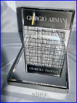 Giorgio Armani Display Luxury Fashion Glasses Showcase Elegant Compact