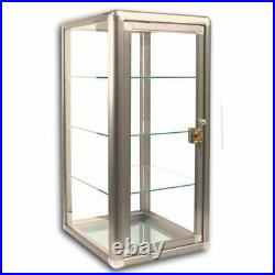 Glass Countertop Display Case Store Fixture Showcase with front lock