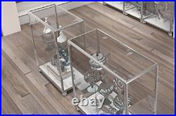 Glass Lockable Retail/Jewellery/Museum Display Counter Showcase 45 cm square