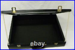 Glossy Black Trade Show Display Case P304B Show Display Case