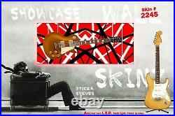 Guitar Display Wall Skinz Showcase Skins Abstract Stripes Iconic Rock 80's 2245