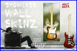 Guitar Display Wall Skinz Showcase Skins Décor -Broken Promises Dandelion 2171