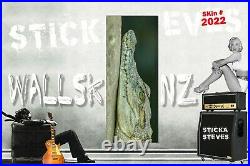 Guitar Display Wall Skinz Showcase Skins Décor Gator Patient Crocodile 2022