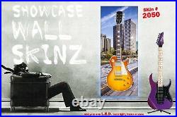 Guitar Display Wall Skinz Showcase Skins Décor Panes- City Scape A 2050