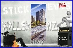 Guitar Display Wall Skinz Showcase Skins Décor Panes- City Scape A 2050