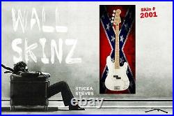 Guitar Display Wall Skinz Showcase Skins Décor Panes Confederate Daze 2001