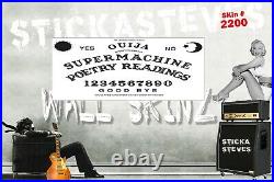 Guitar Display Wall Skinz Showcase Skins Décor Panes- Ouija Board 2200