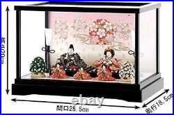 HINA Doll Mini Show Case Girl's Day Decoration Display High Quality Japan