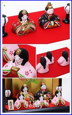 HINA Doll Mini Show Case Girl's Day Decoration Display Japan