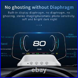 HUD Head-up Display OBD Car Digital Speed Projector Overspeed Warning Alarm Part